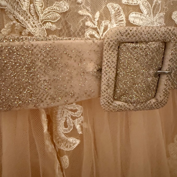 Milla Cocktail Tulle Dress With Flower Embroidery - Picture 7 of 8